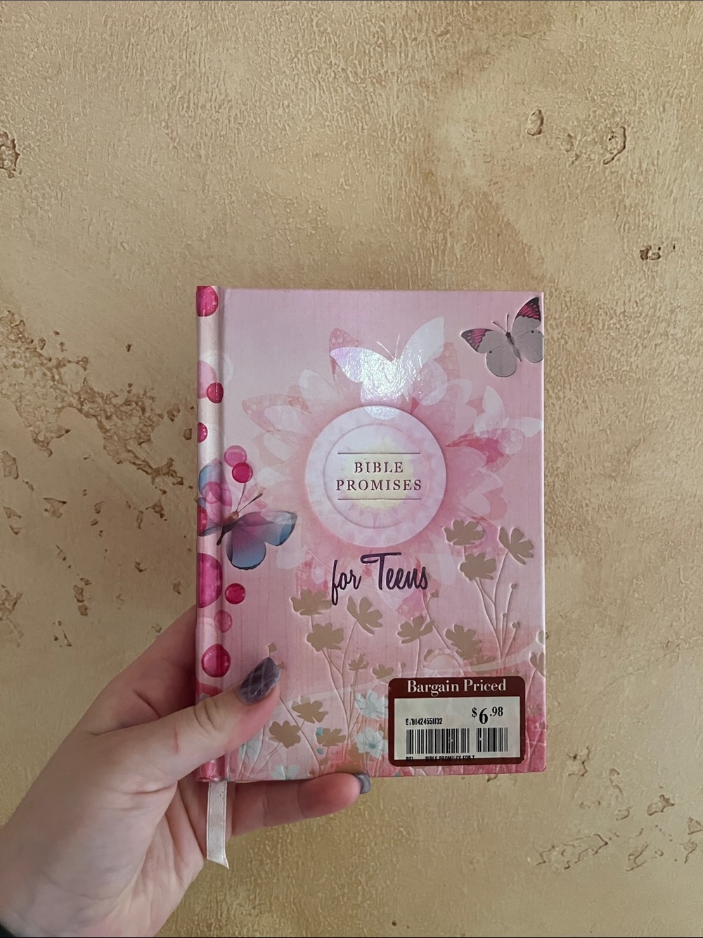 Bible Promises for Teens Pink Hardcover
